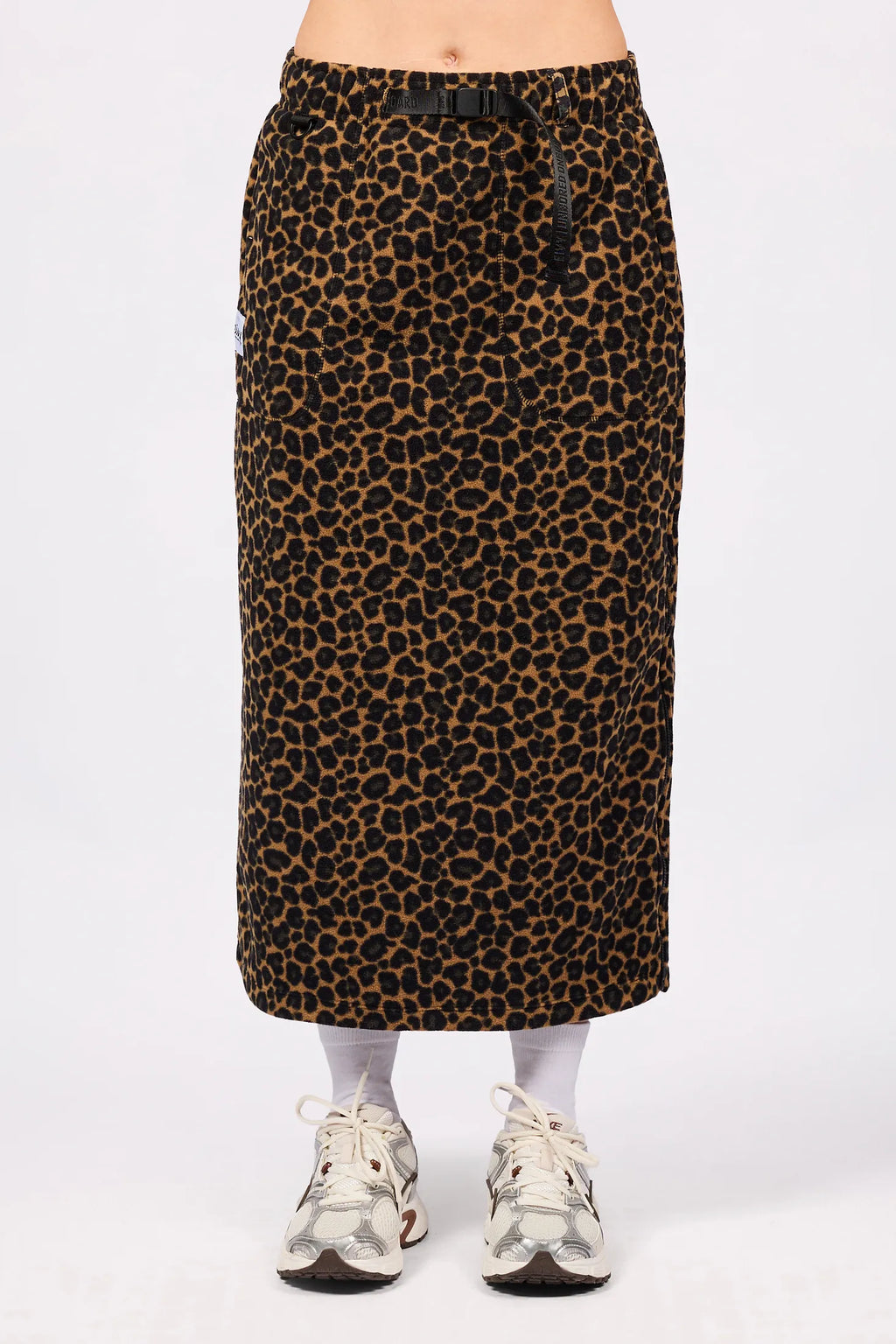 Versa Fleece Mountain Skirt - Leopard