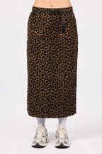 Versa Fleece Mountain Skirt - Leopard