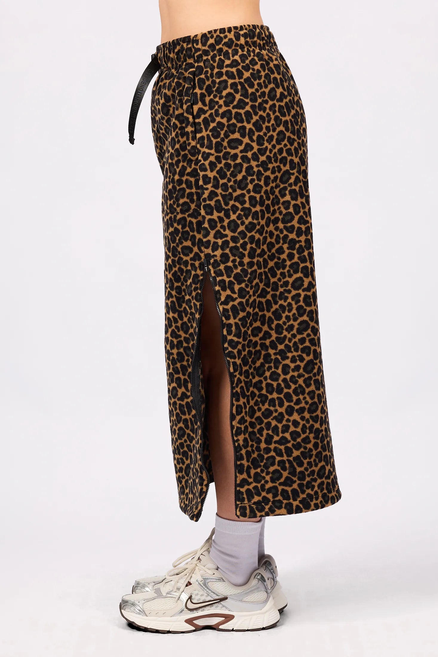 Versa Fleece Mountain Skirt - Leopard