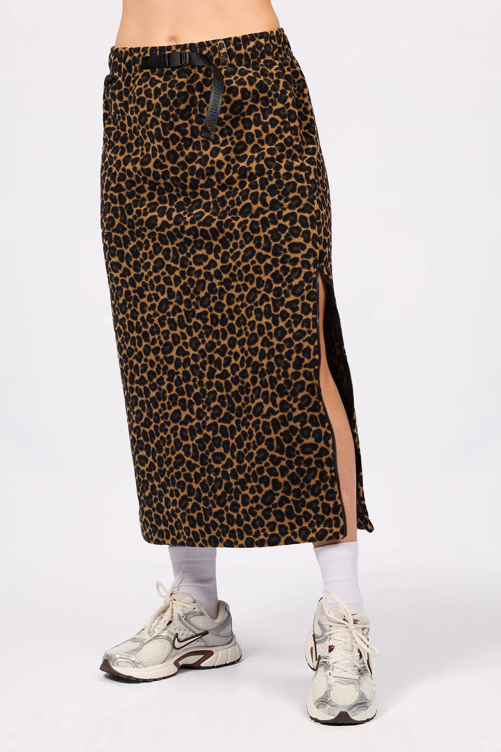 Versa Fleece Mountain Skirt - Leopard