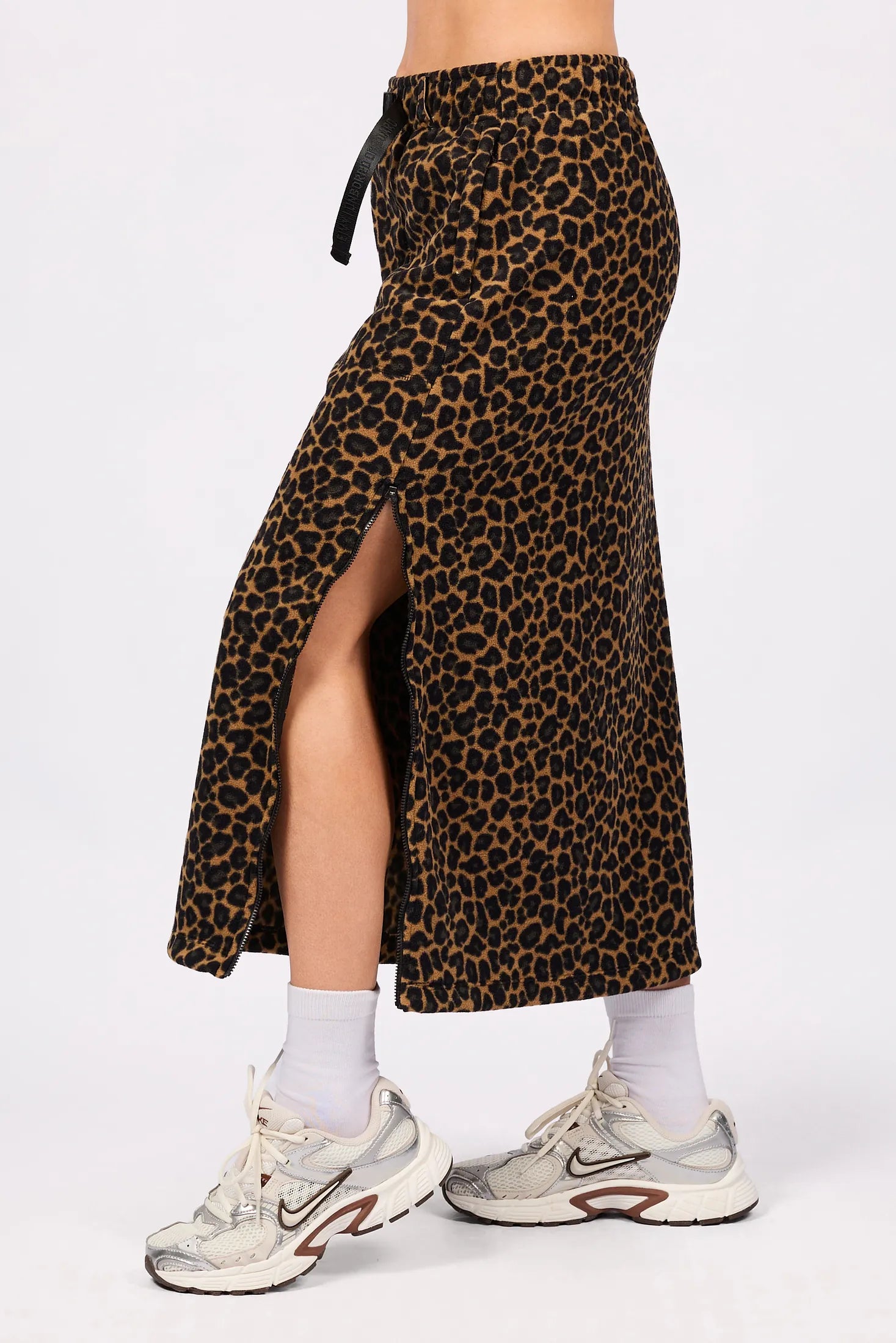 Versa Fleece Mountain Skirt - Leopard