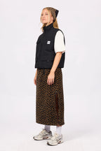 Versa Fleece Mountain Skirt - Leopard