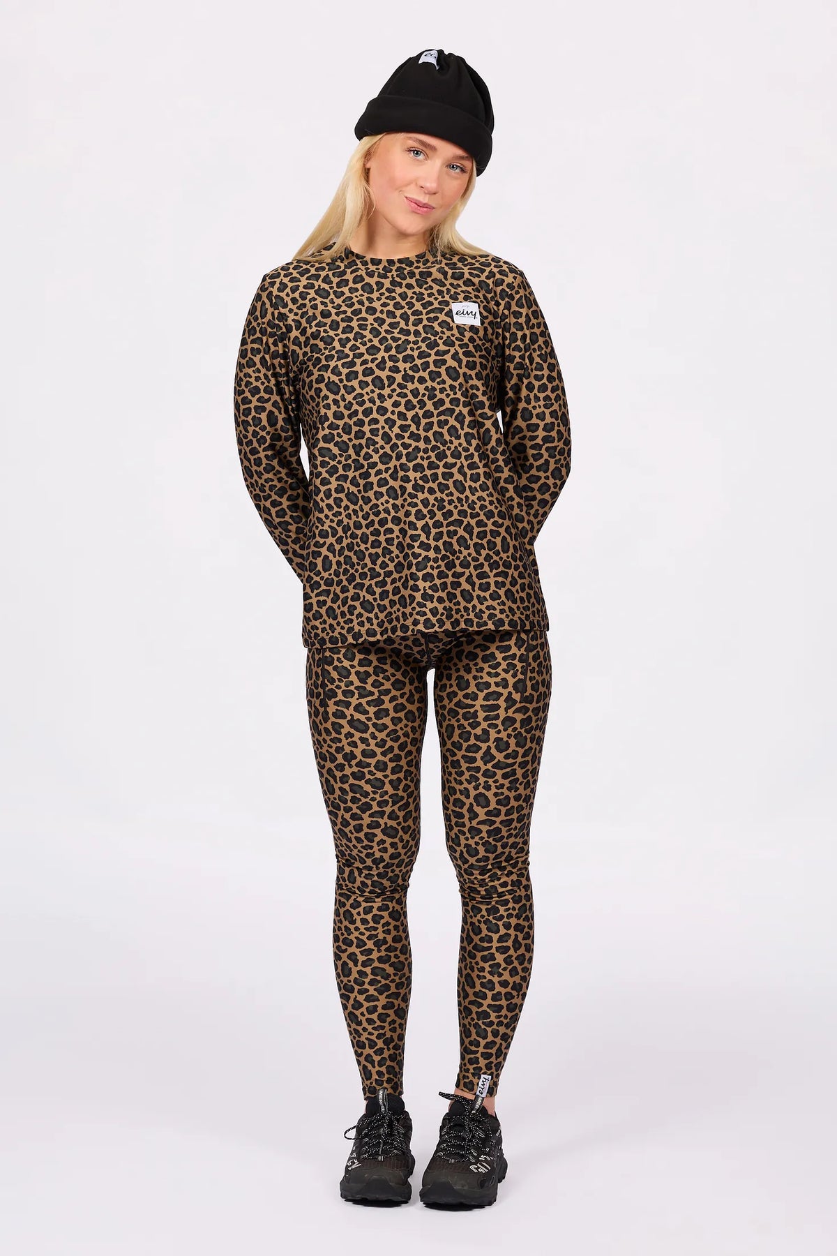 Versa Loose Fit Top Leopard – funktionströja dam, loose fit, bild 3