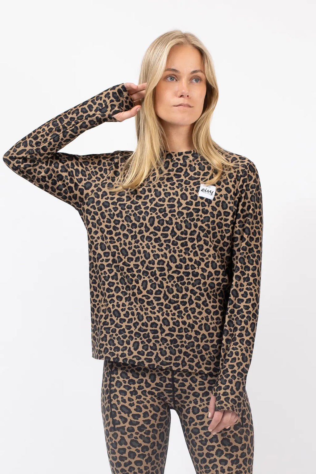 Versa Loose Fit Top - Leopard