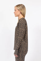 Versa Loose Fit Top - Leopard