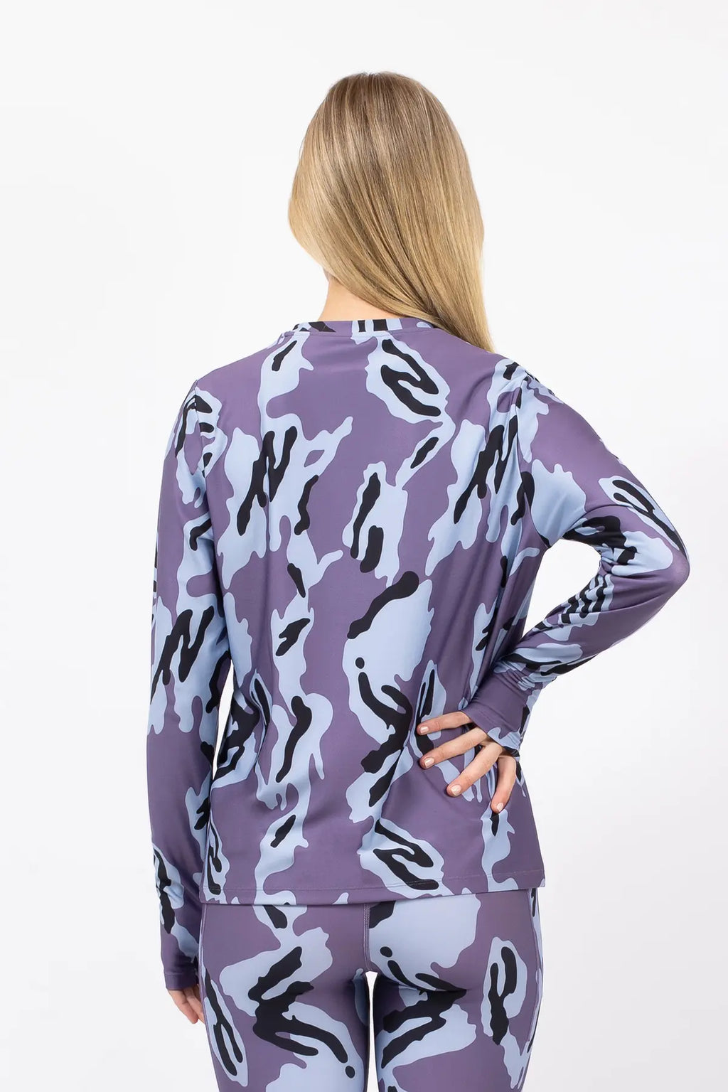 Versa Loose Fit Top - Purple Stray