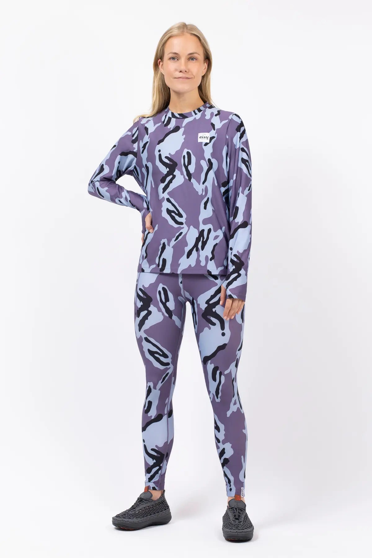 Versa Loose Fit Top - Purple Stray