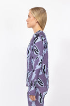 Versa Loose Fit Top - Purple Stray