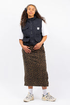 Versa Fleece Mountain Skirt - Leopard