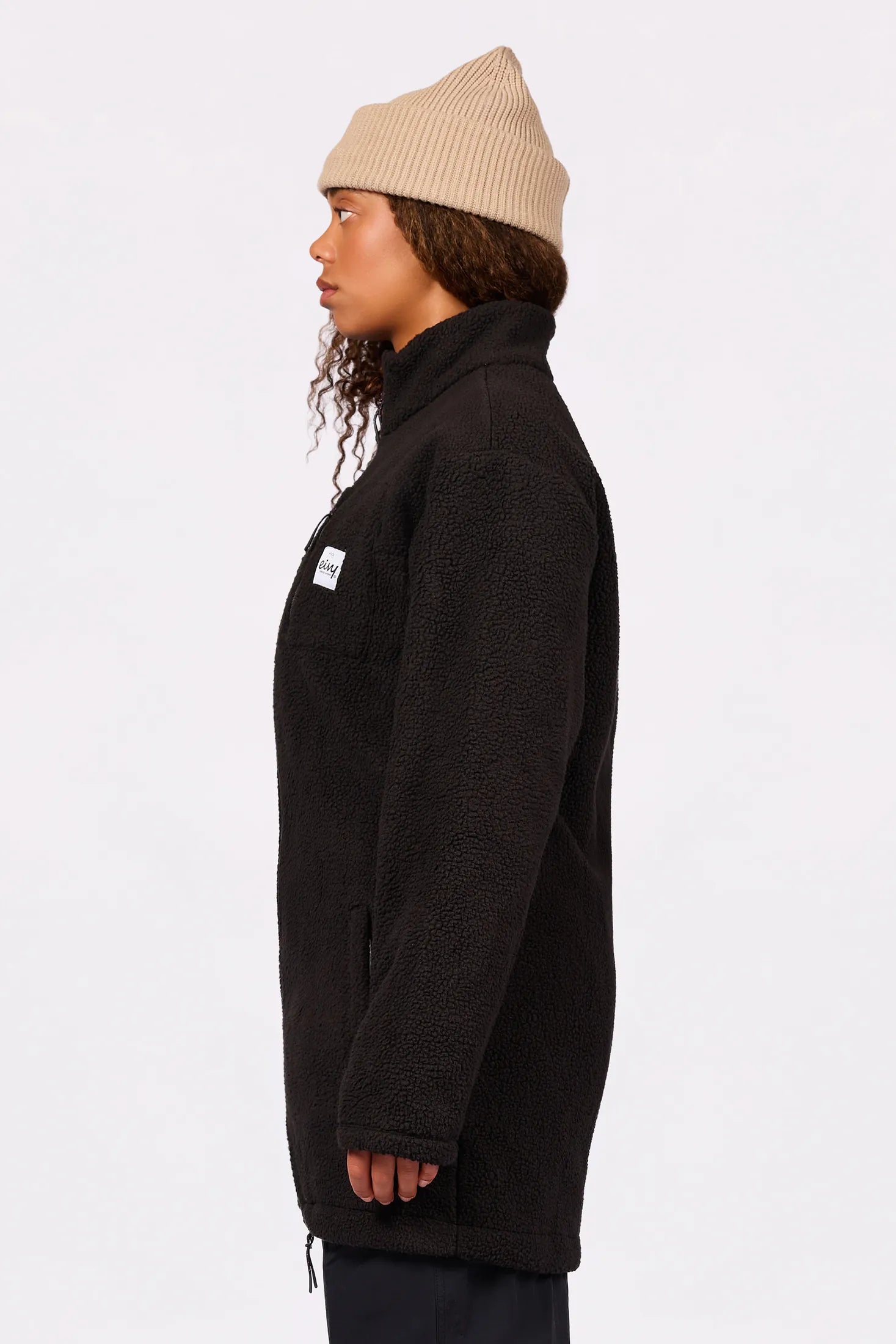 Versa Sherpa Coat - Black