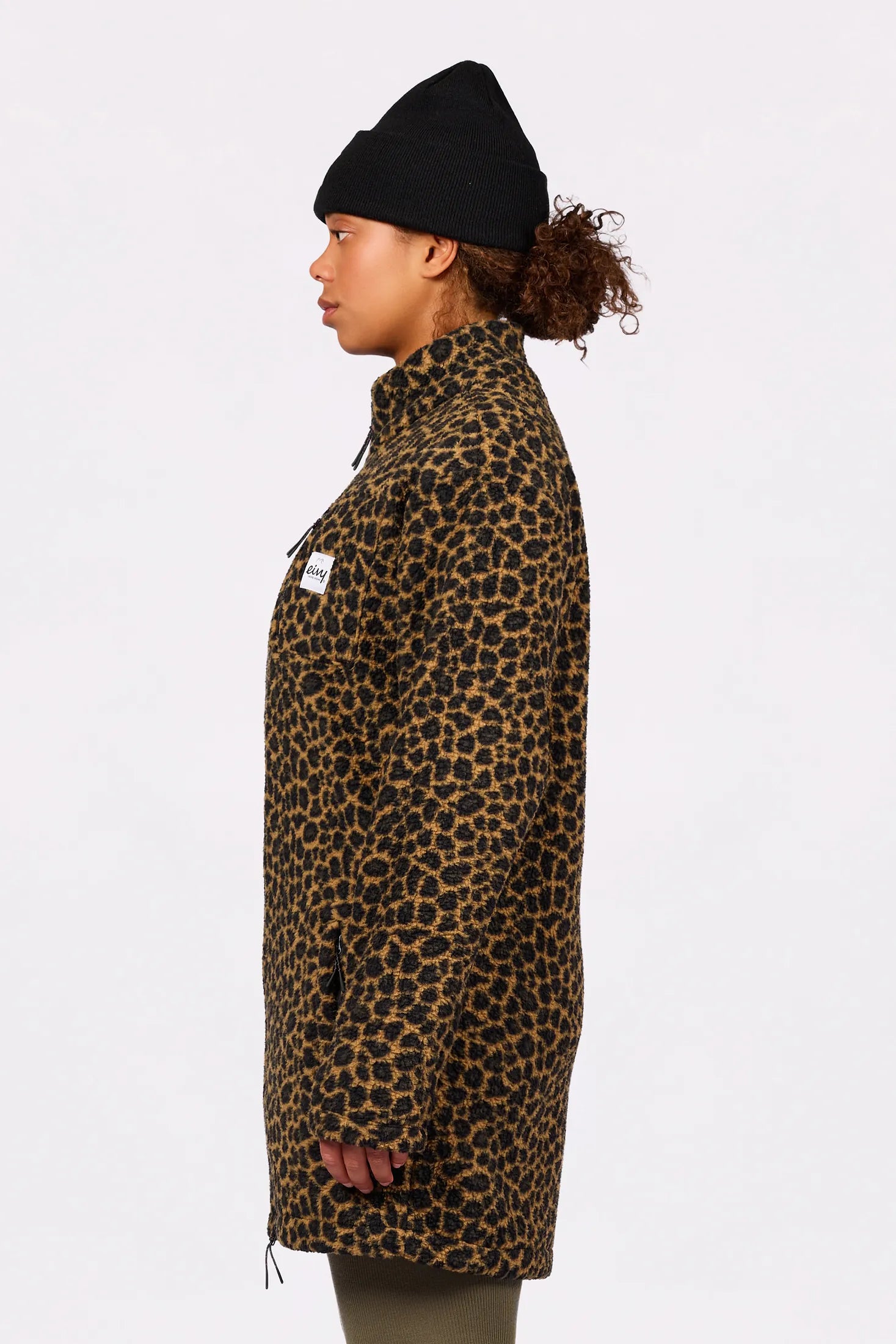 Versa Sherpa Coat - Leopard