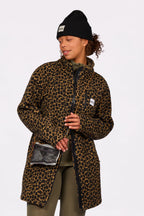 Versa Sherpa Coat - Leopard