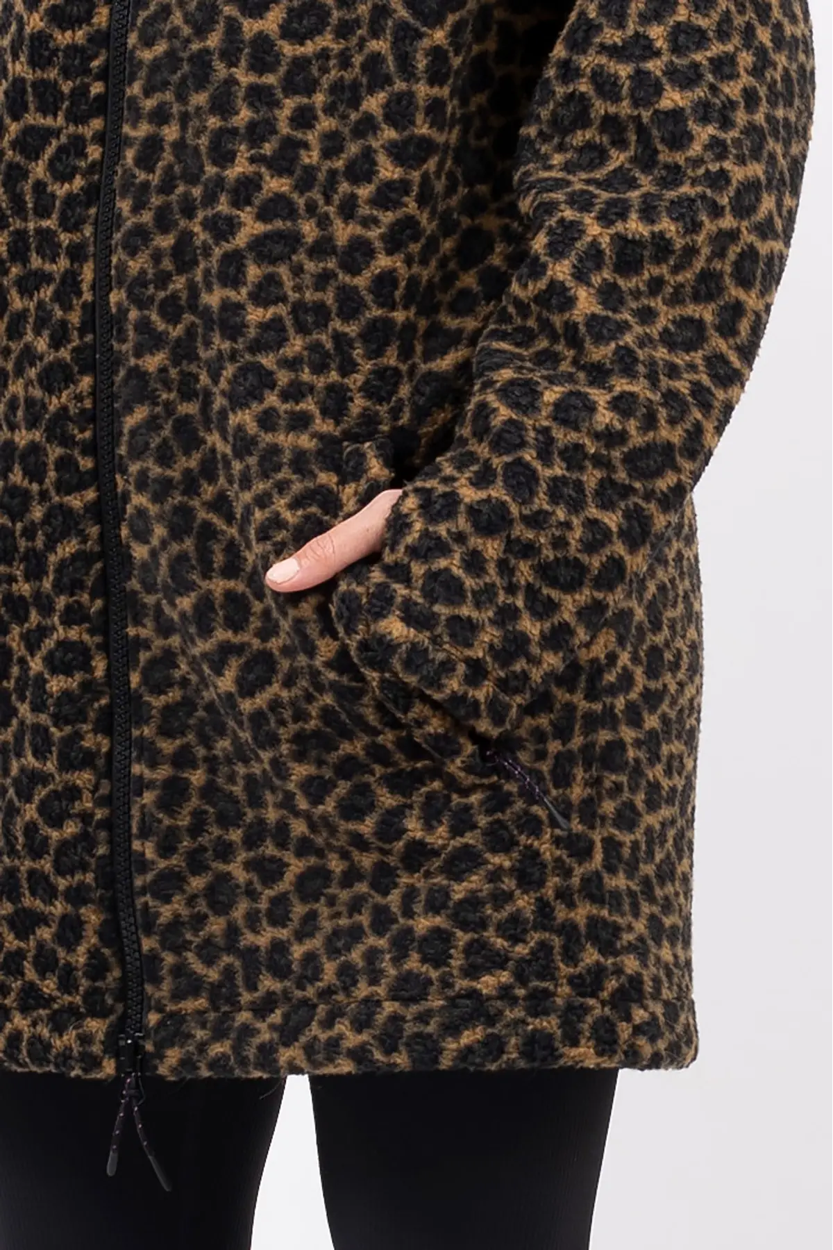 Versa Sherpa Coat - Leopard – Eivy
