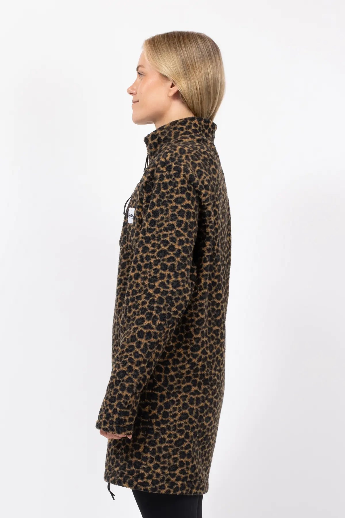 Versa Sherpa Coat - Leopard – Eivy