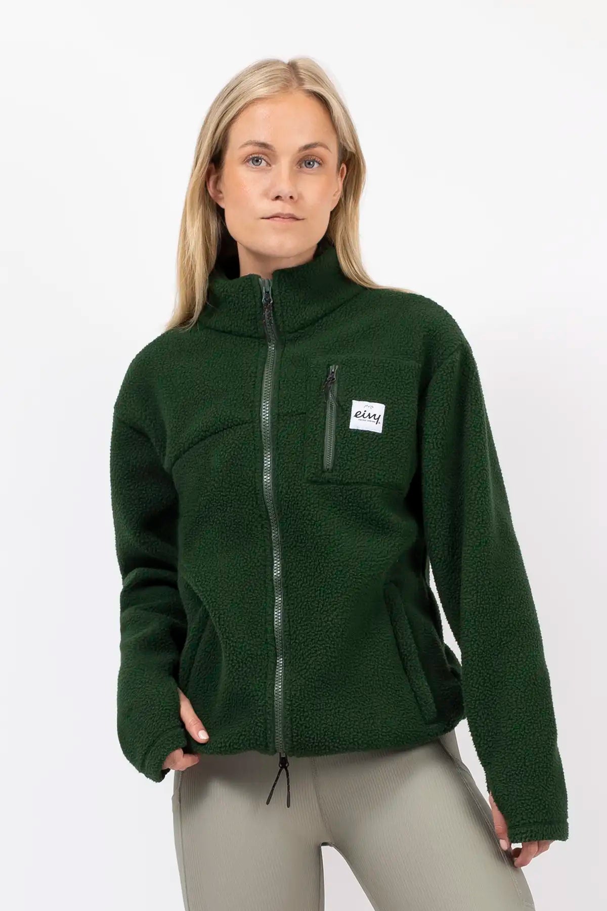 Versa Sherpa Jacket - Forest Green