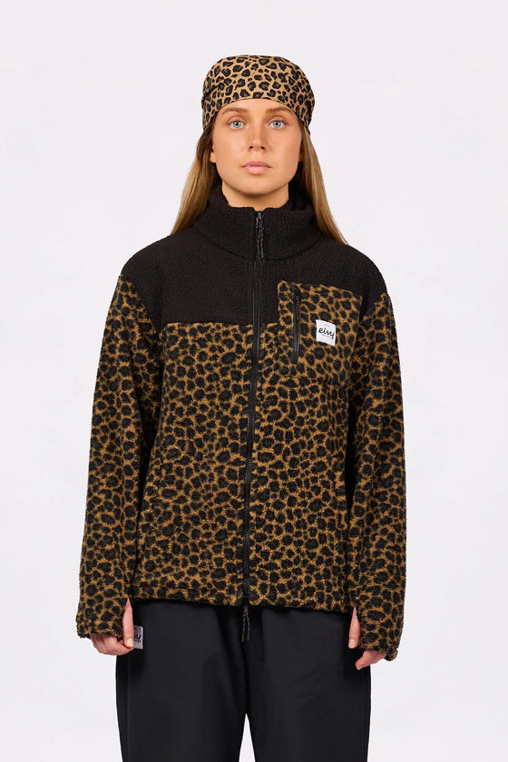 Versa Sherpa Jacket - Leopard