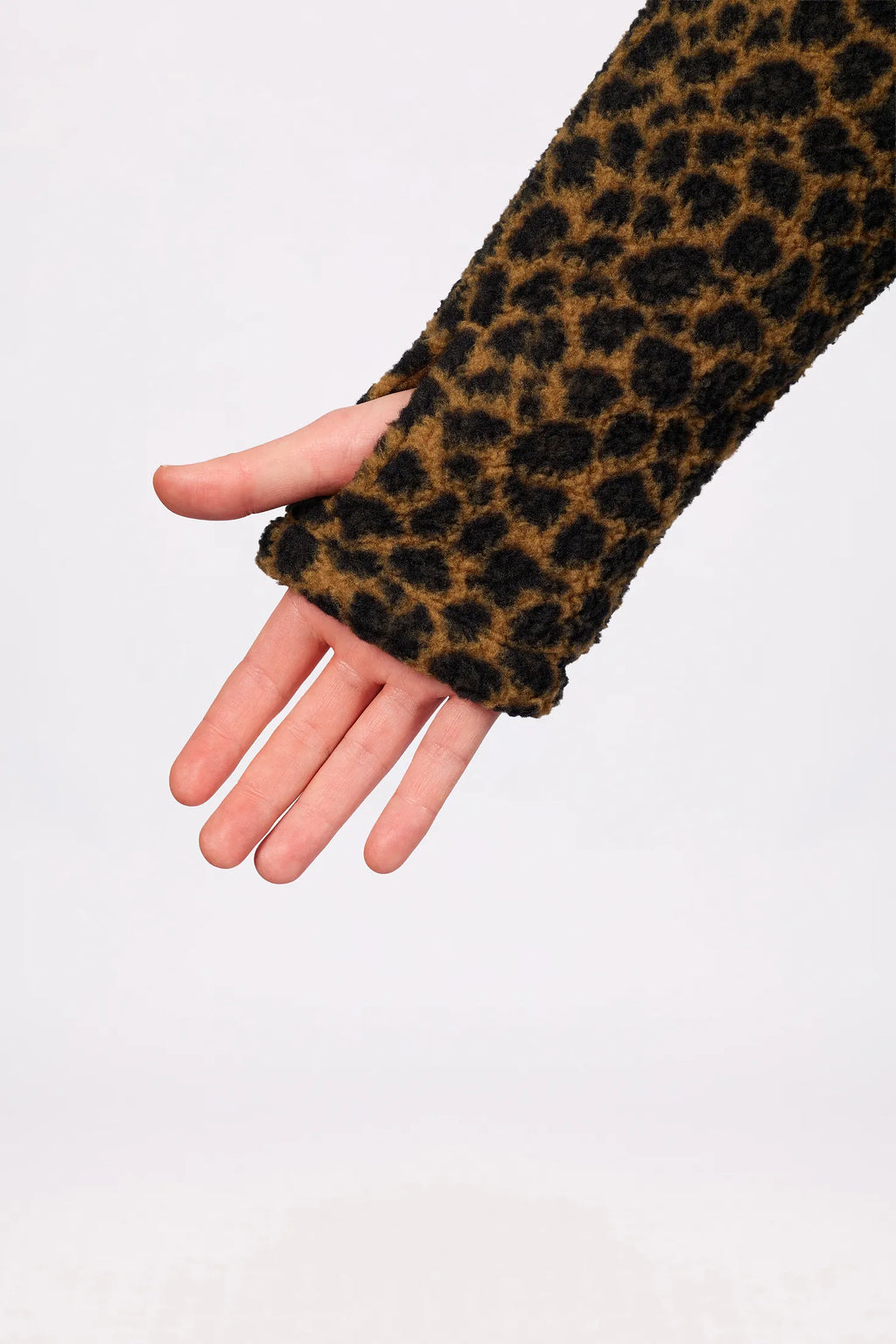 Versa Sherpa Jacket - Leopard