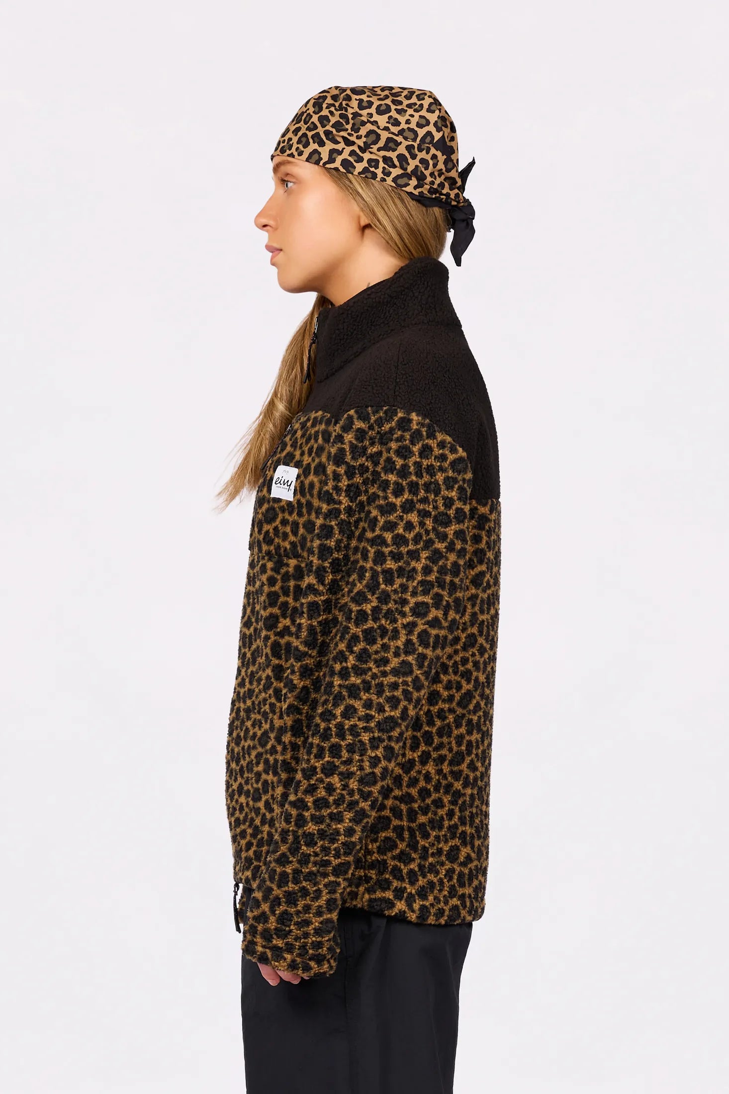 Versa Sherpa Jacket - Leopard