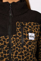 Versa Sherpa Jacket - Leopard