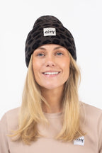 Watcher Beanie - Black Leopard