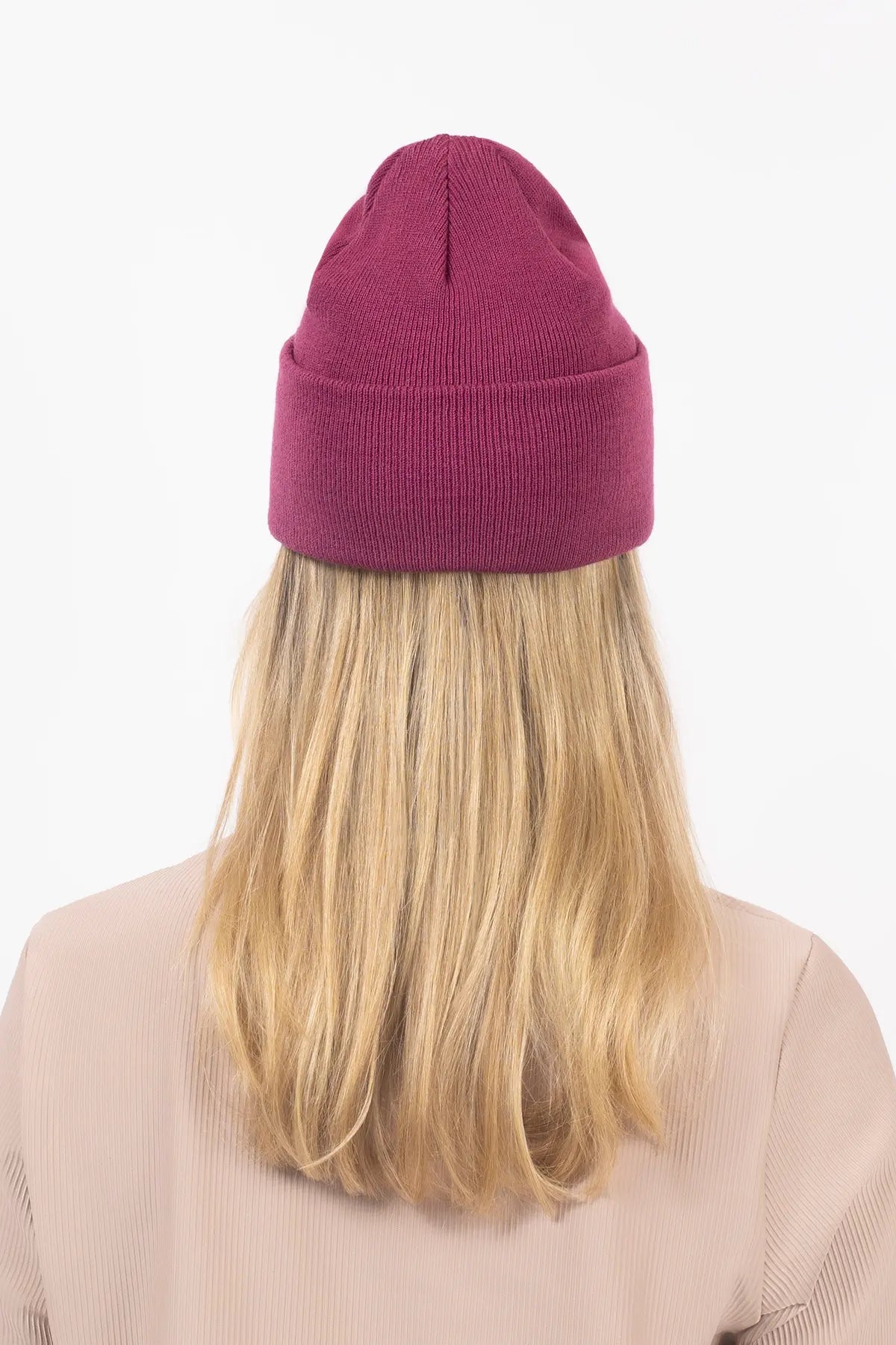 Watcher Beanie - Pinkgundy