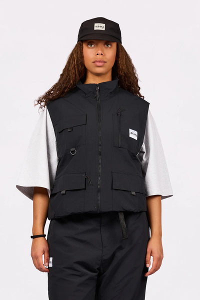Windbreaker Utility Vest - Black
