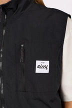 Windbreaker Utility Vest - Black