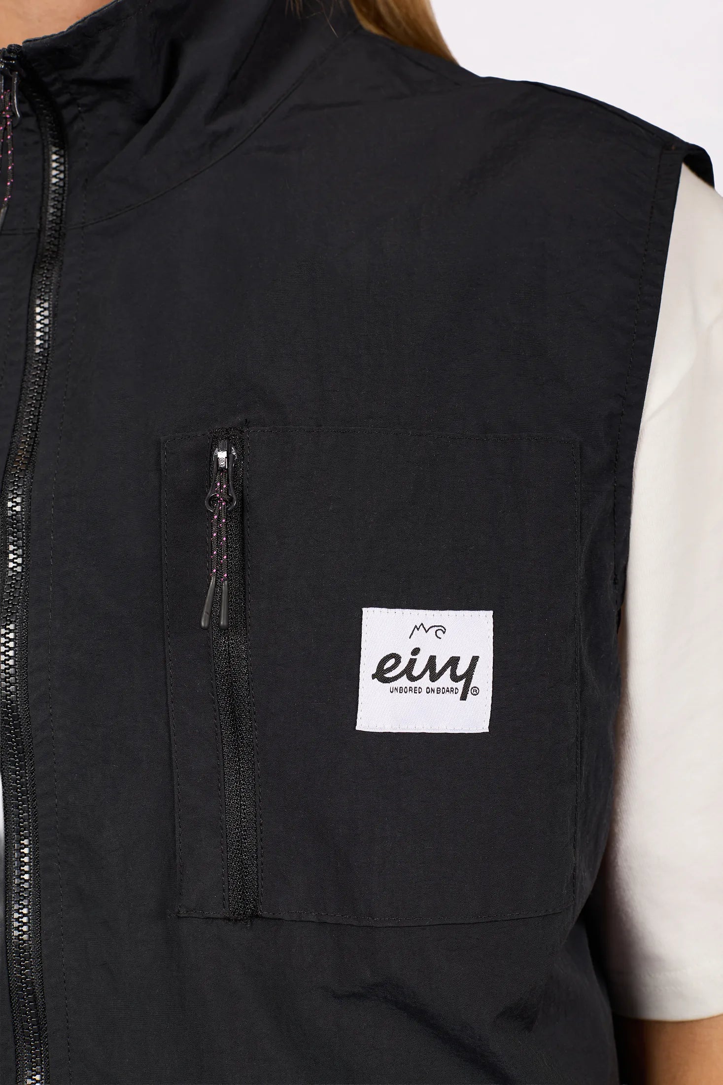 Windbreaker Utility Vest - Black
