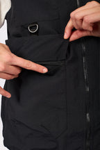 Windbreaker Utility Vest - Black