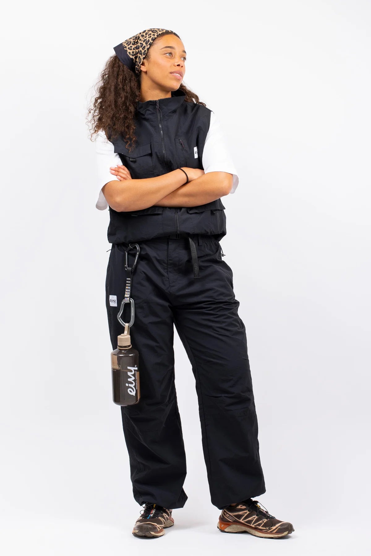 Windbreaker Utility Vest - Black