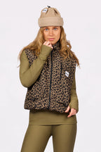 Windbreaker Utility Vest - Leopard