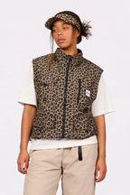 Windbreaker Utility Vest - Leopard