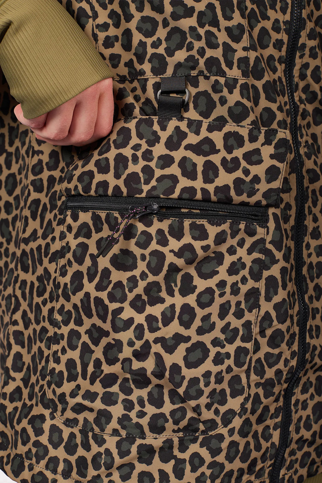 Windbreaker Utility Vest - Leopard