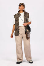 Windbreaker Utility Vest - Leopard
