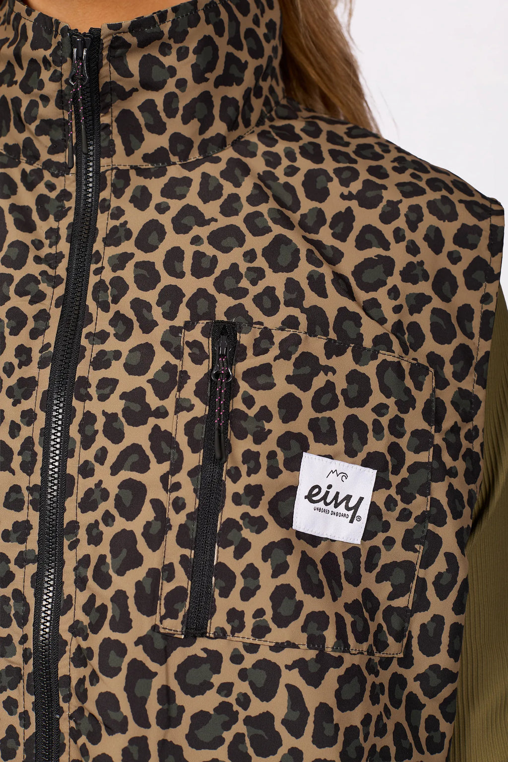 Windbreaker Utility Vest - Leopard