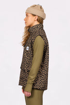 Windbreaker Utility Vest - Leopard