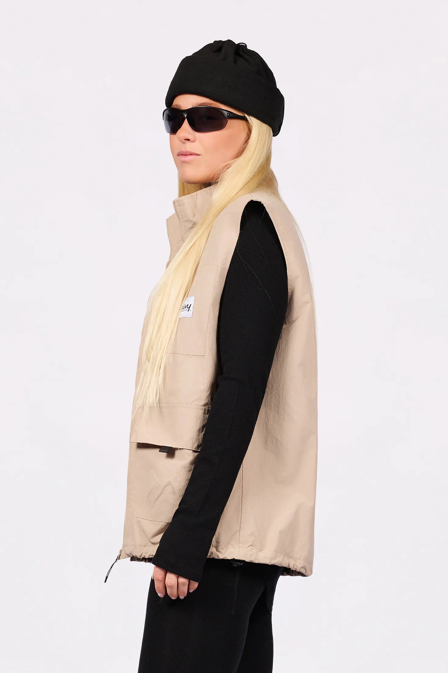 Windbreaker Utility Vest - Sand