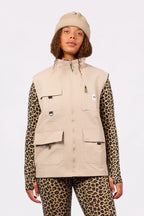 Windbreaker Utility Vest - Sand
