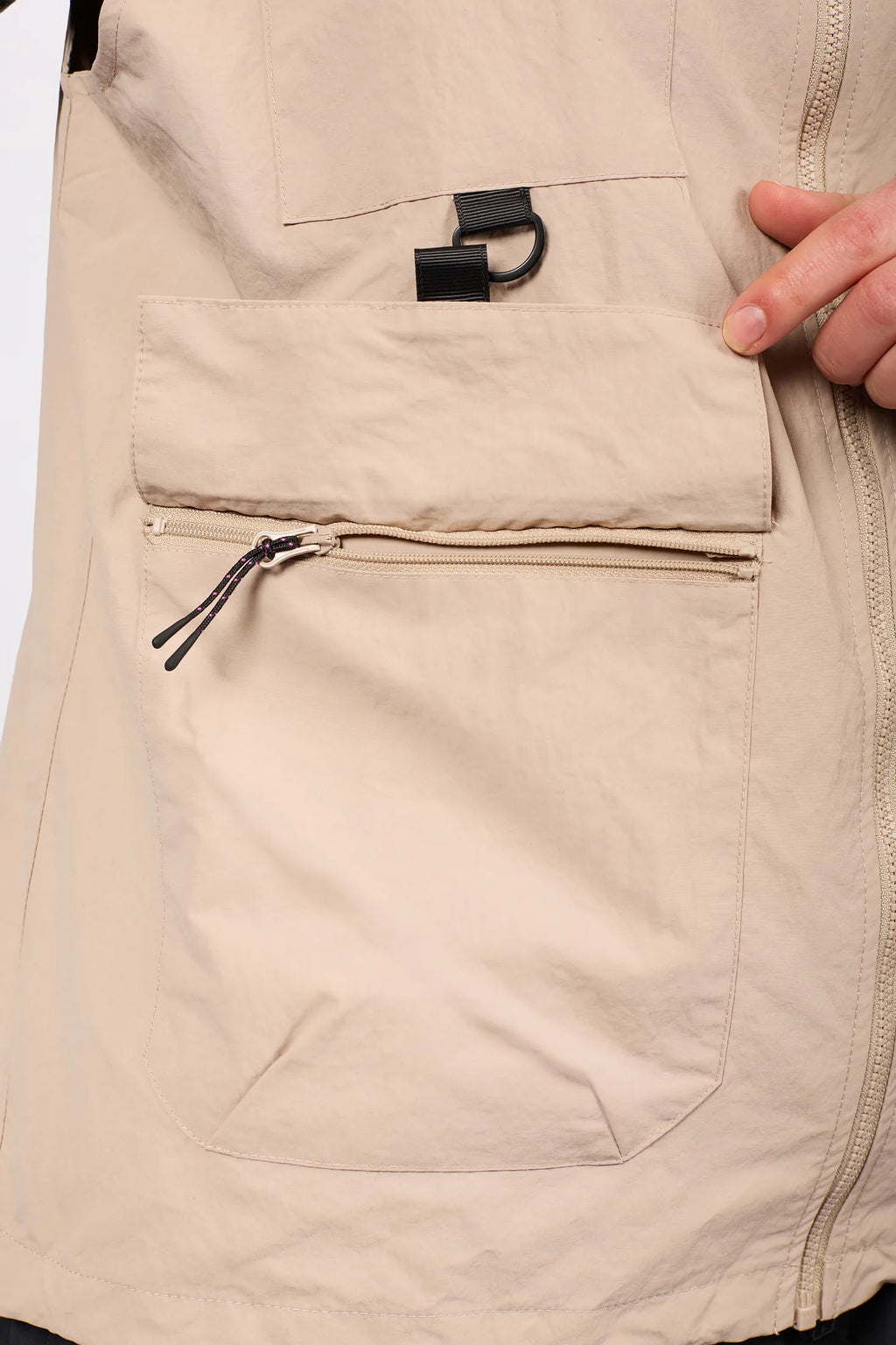 Windbreaker Utility Vest - Sand