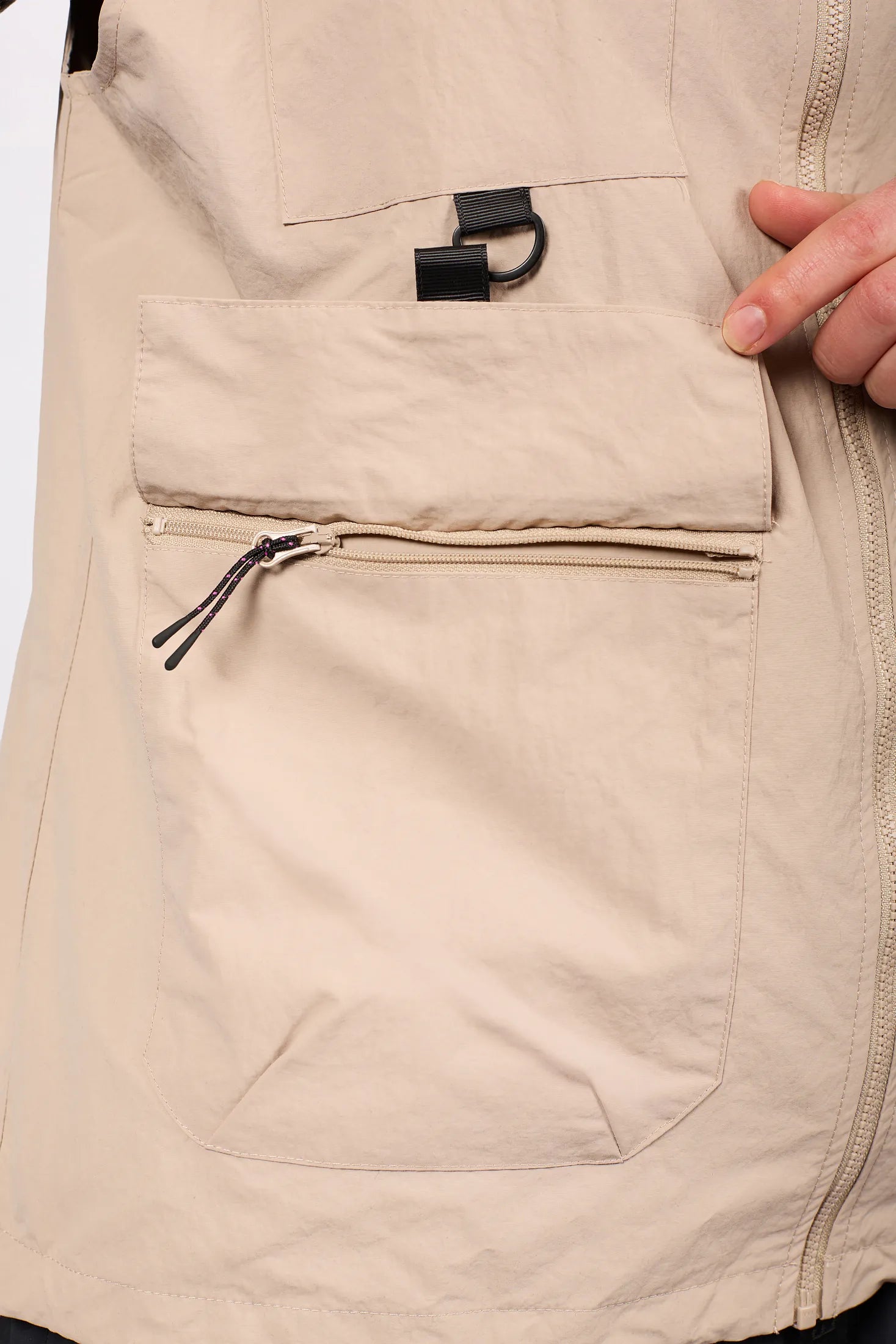 Windbreaker Utility Vest - Sand