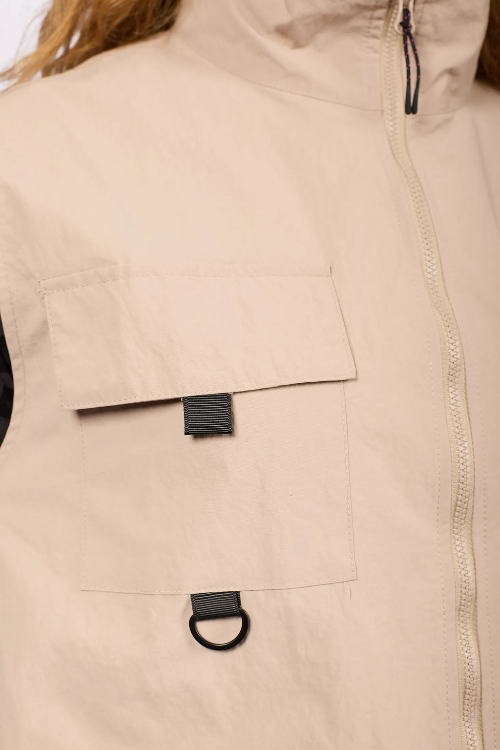 Windbreaker Utility Vest - Sand