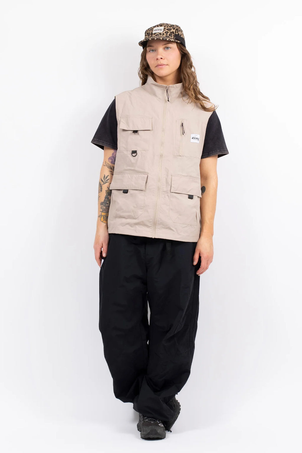 Windbreaker Utility Vest - Sand