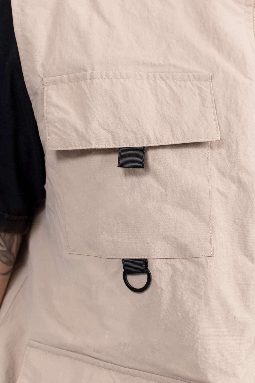 Windbreaker Utility Vest - Sand