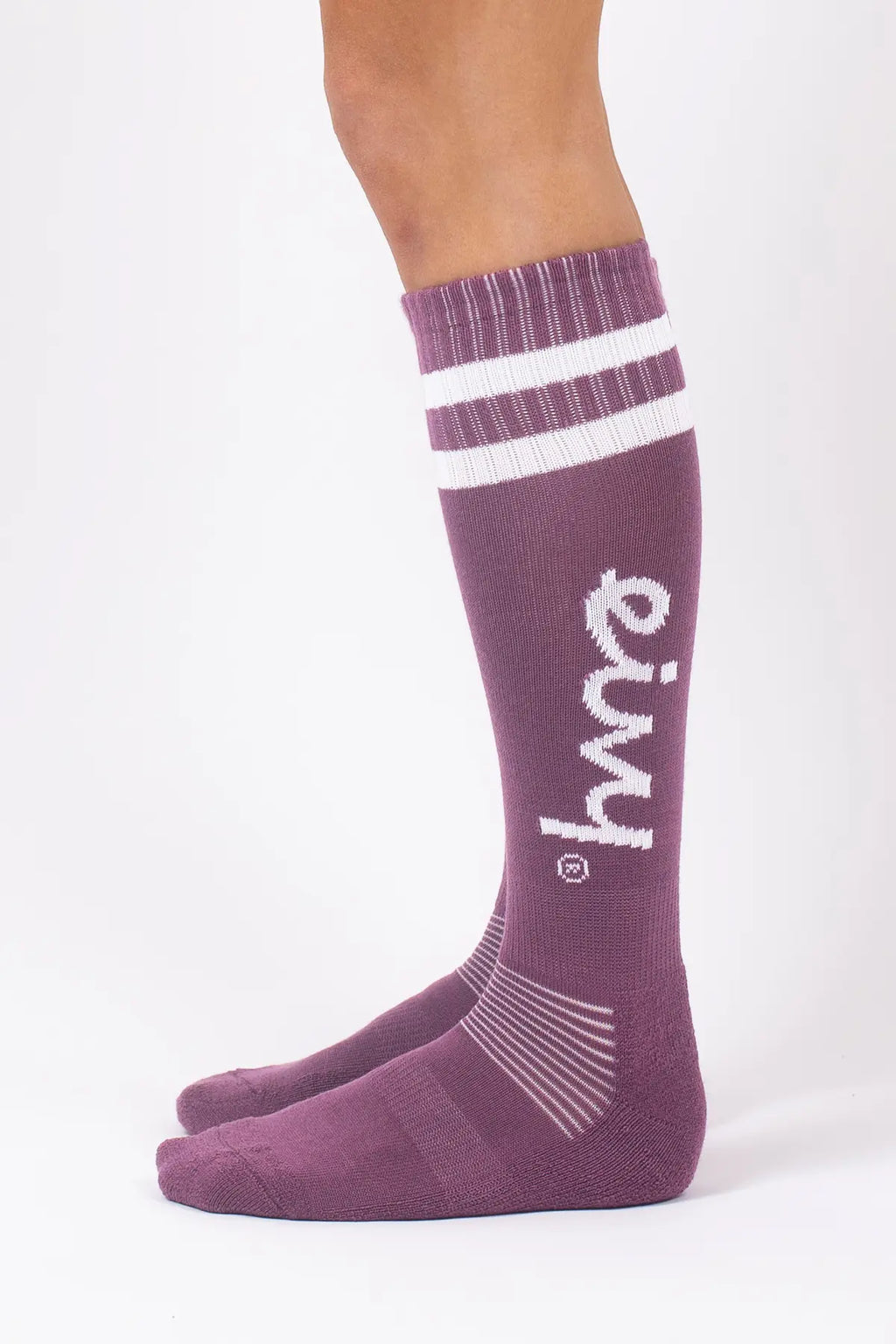 Cheerleader Wool Socks - Pinkgundy