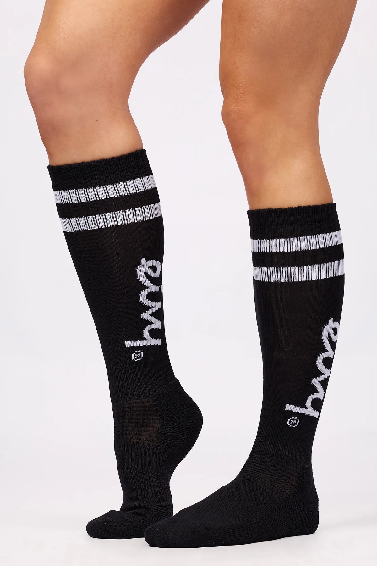 Cheerleader Wool Socks - Black
