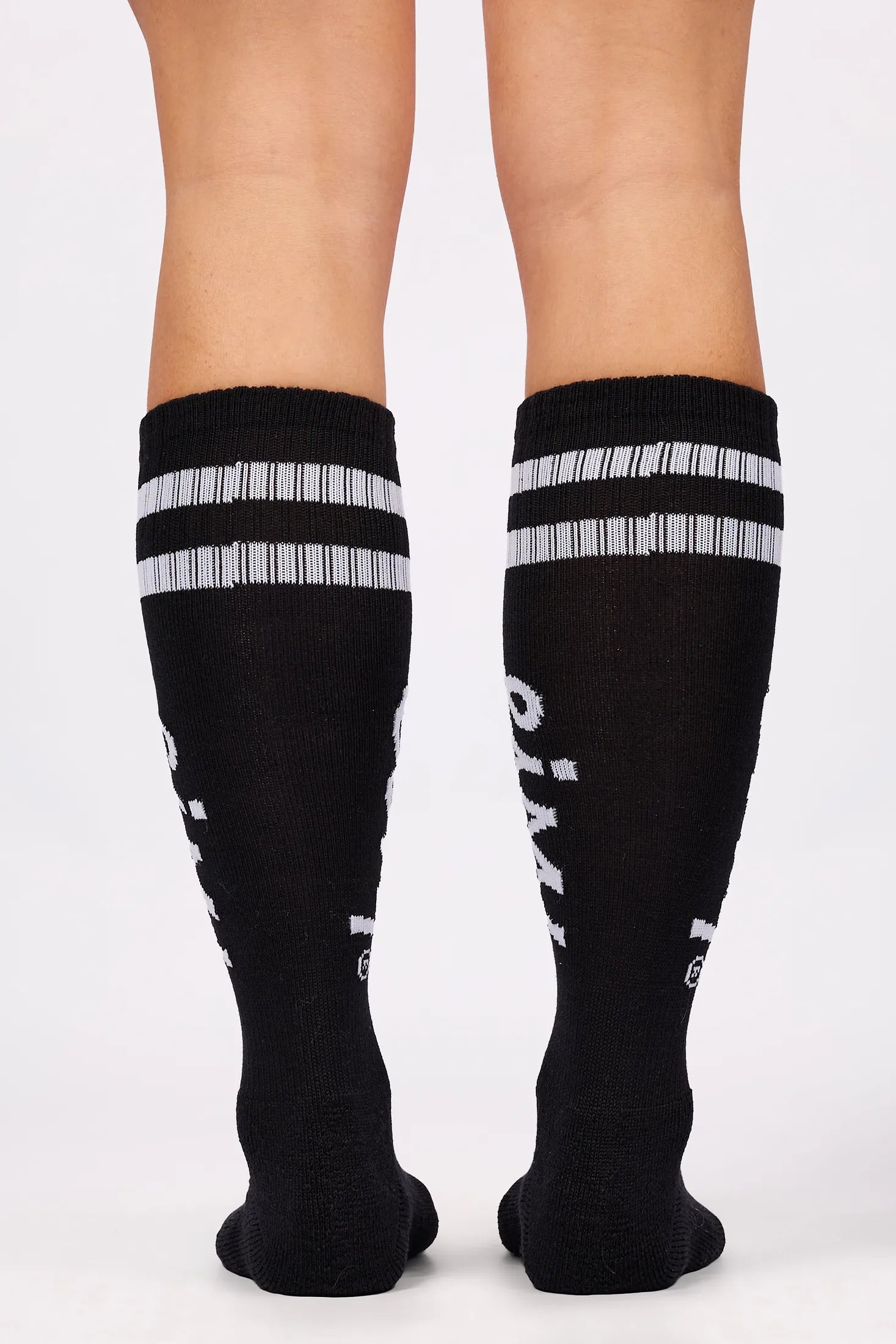 Cheerleader Wool Socks - Black