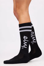 Cheerleader Wool Socks - Black