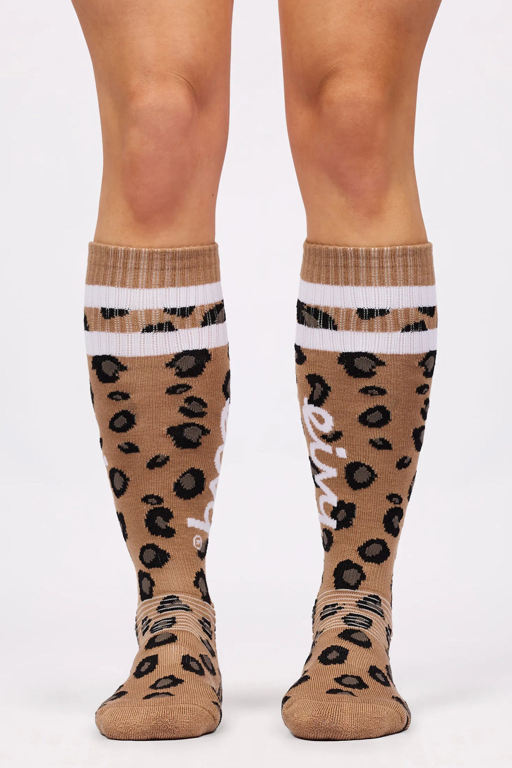 Cheerleader Wool Socks - Leopard