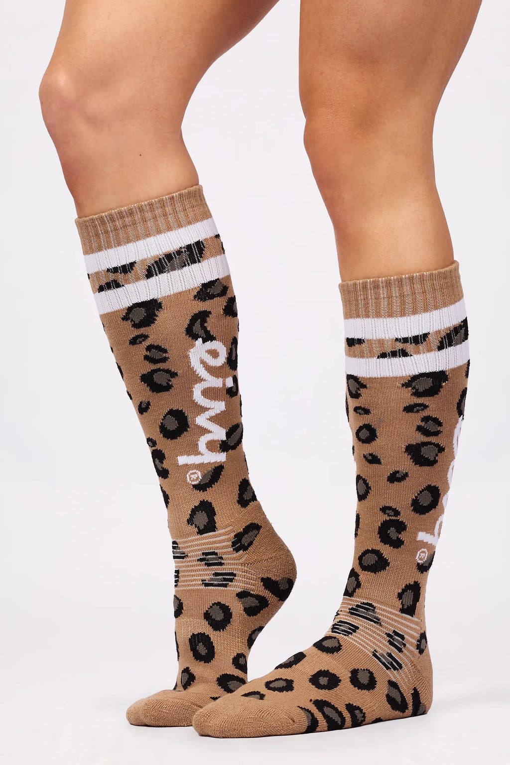 Cheerleader Wool Socks - Leopard