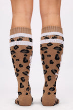 Cheerleader Wool Socks - Leopard